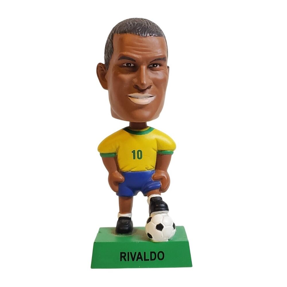 Rivaldo Bobble Head - 4" Brazil Football Soccer